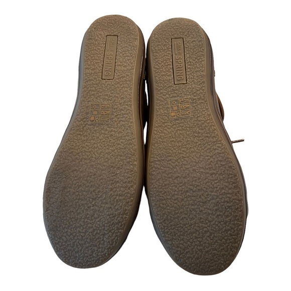 Call it Spring Urias Cognac Girls Size 6 Vegan Faux Fur Lined Lace Up Boots NIB - Picture 9 of 16